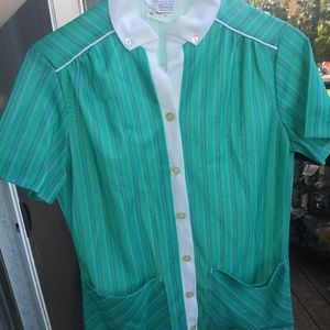 Vintage 1970's Casual Striped Shirt by Sears Size Small